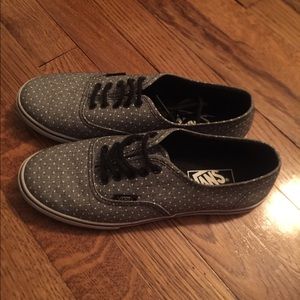 Polka dot vans size 7
